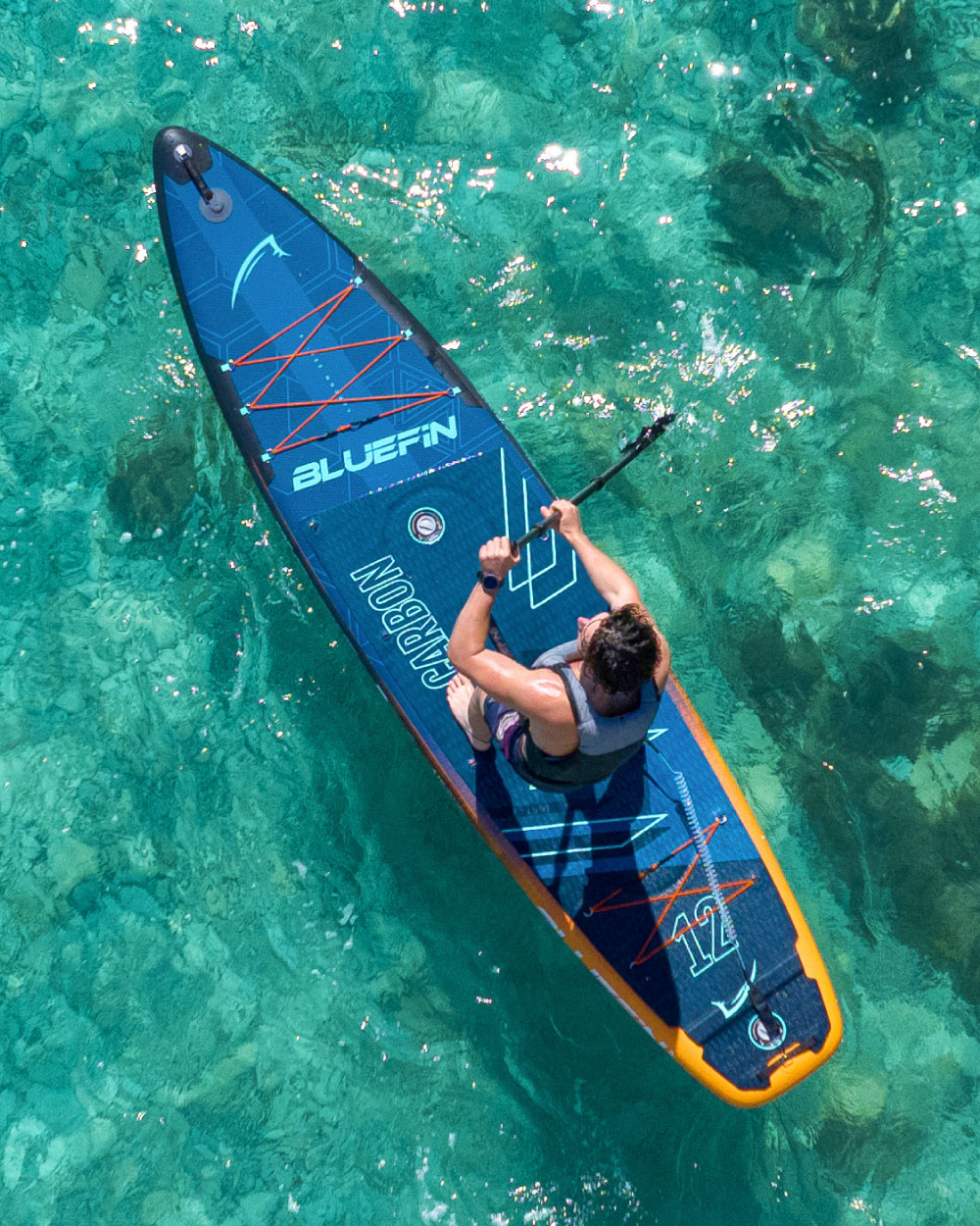 New Carbon 12' Premium Inflatable Paddleboard