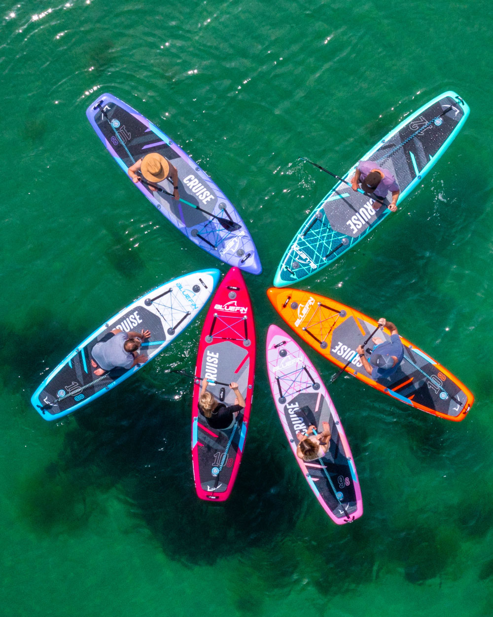 Cruise 10'8 Gecko Blue Inflatable Paddleboard (2024 Edition)