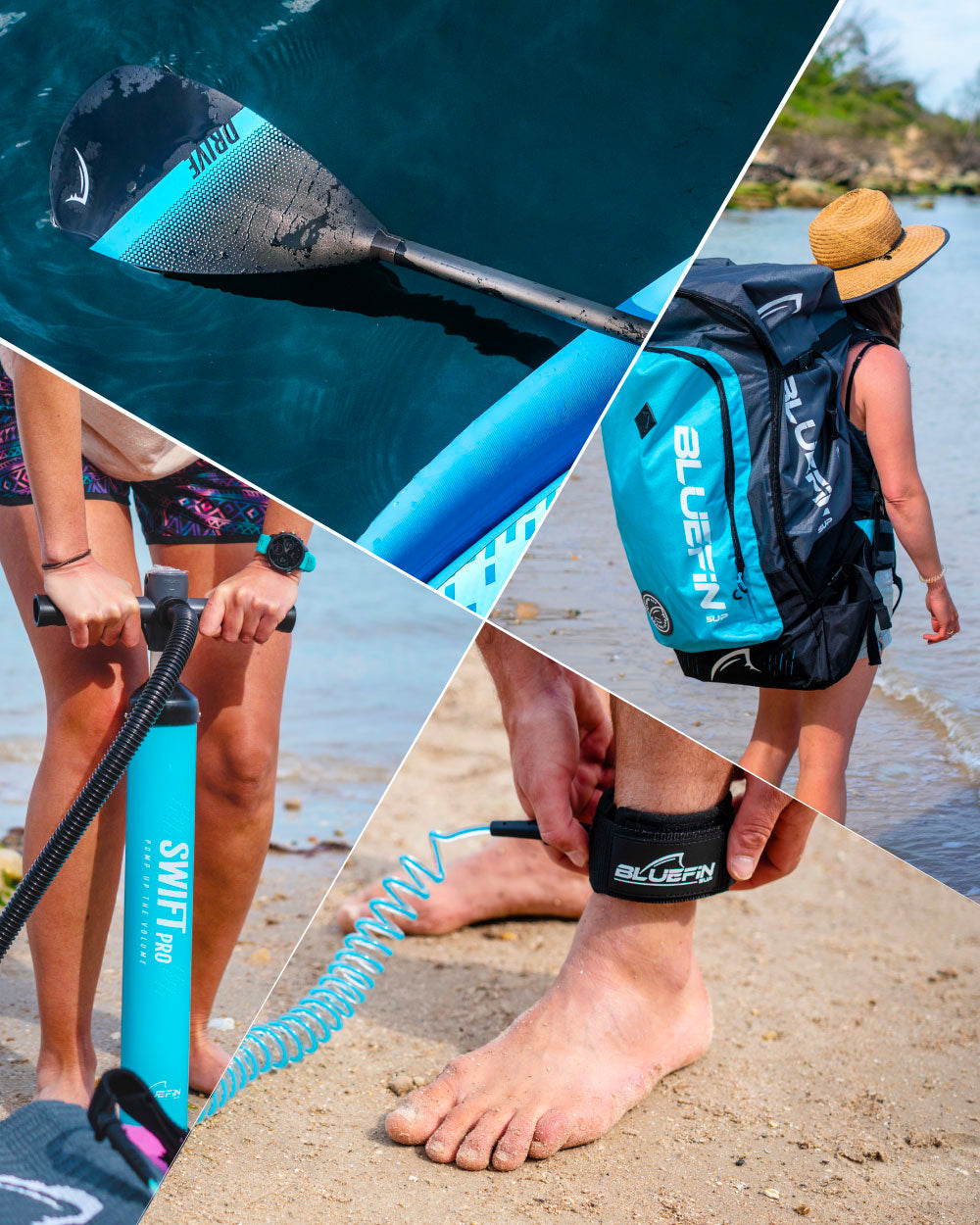 Cruise 10'8 Gecko Blue Inflatable Paddleboard (2024 Edition)
