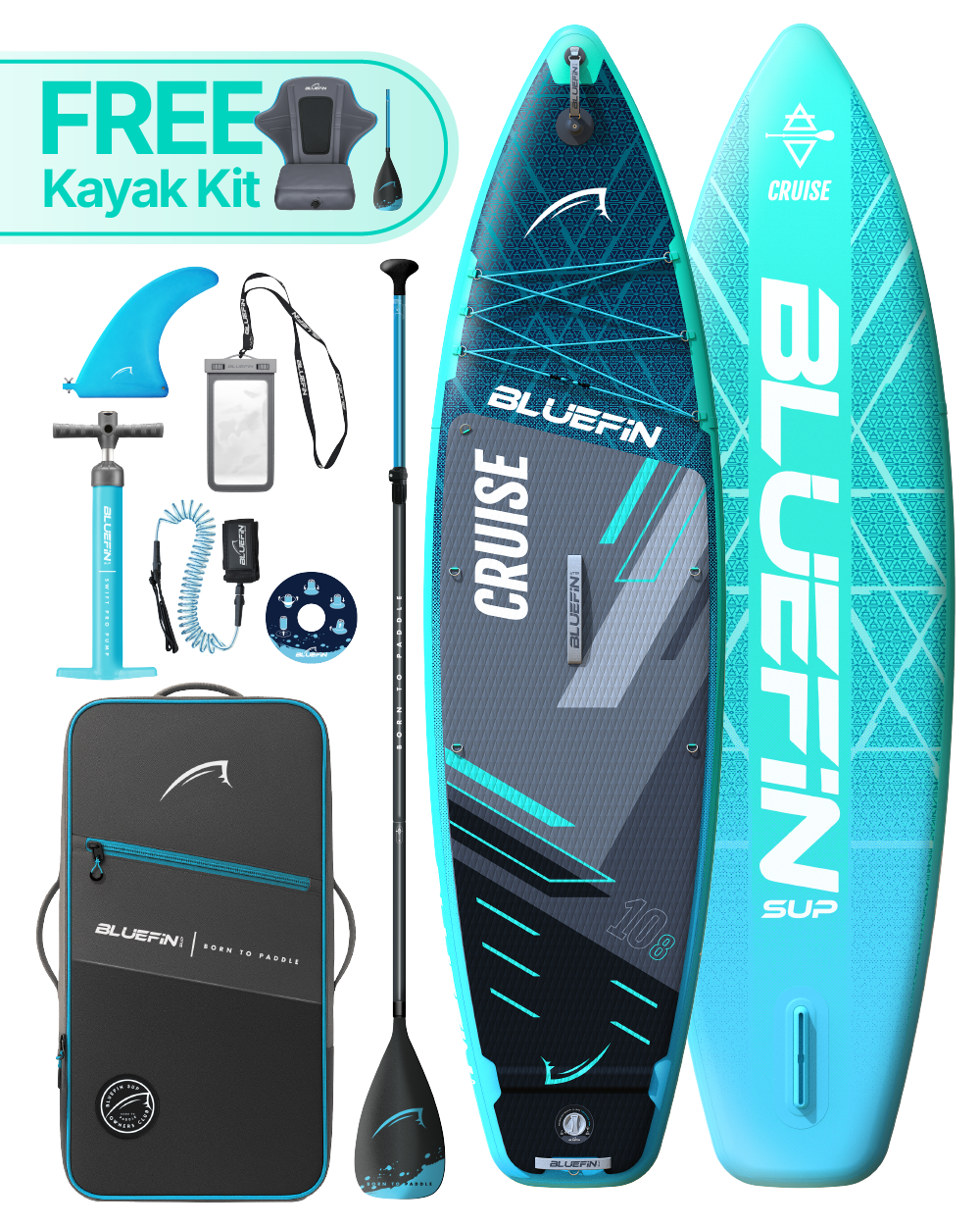 <tc>Cruise</tc> 10'8 Opblaasbaar SUP-paddleboard - Gecko