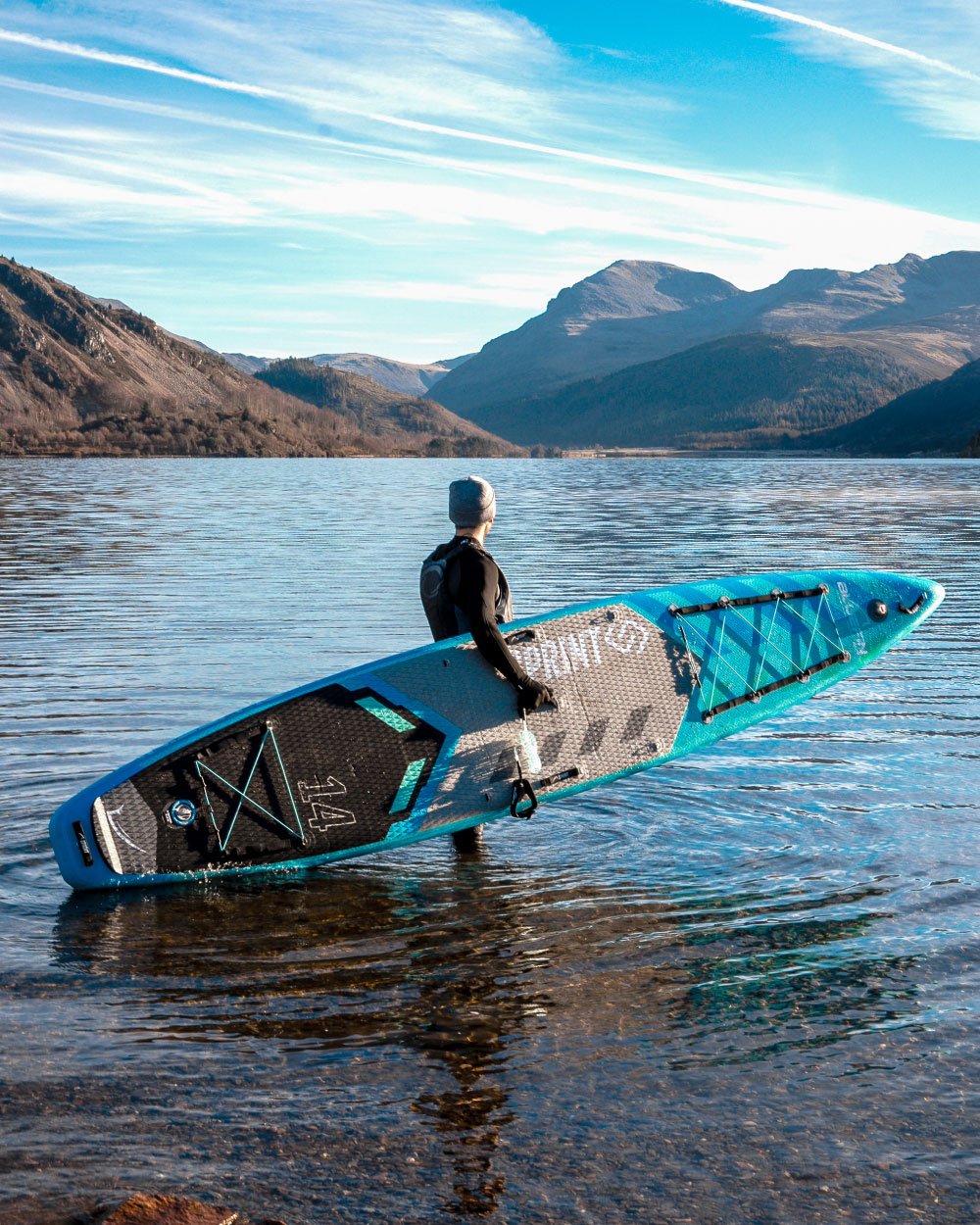 Sprint 14' opblaasbare paddleboard