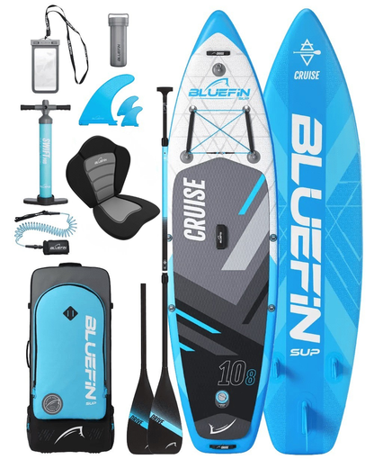 Cruise 10'8 Legacy Blue Opblaasbare paddleboard met kajakset (editie 2024)