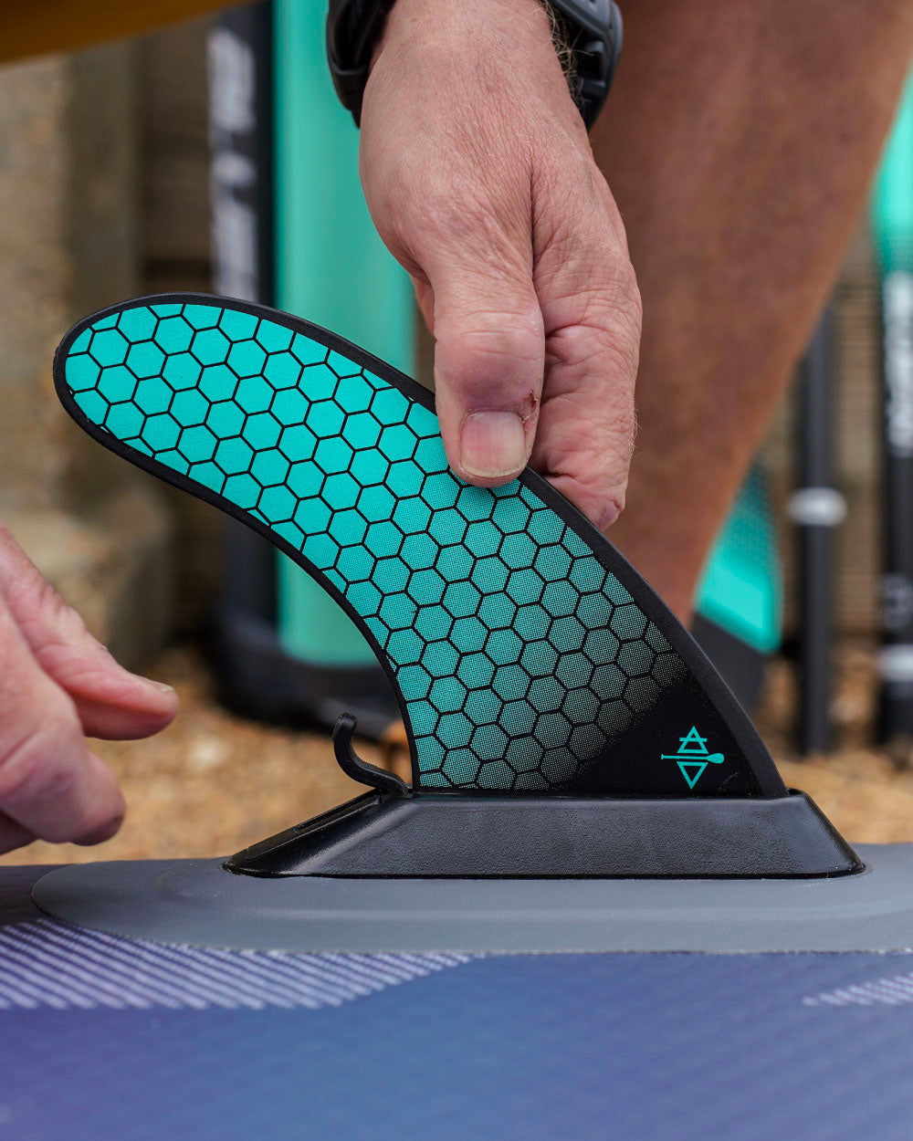 Small Black Smartlock Fin