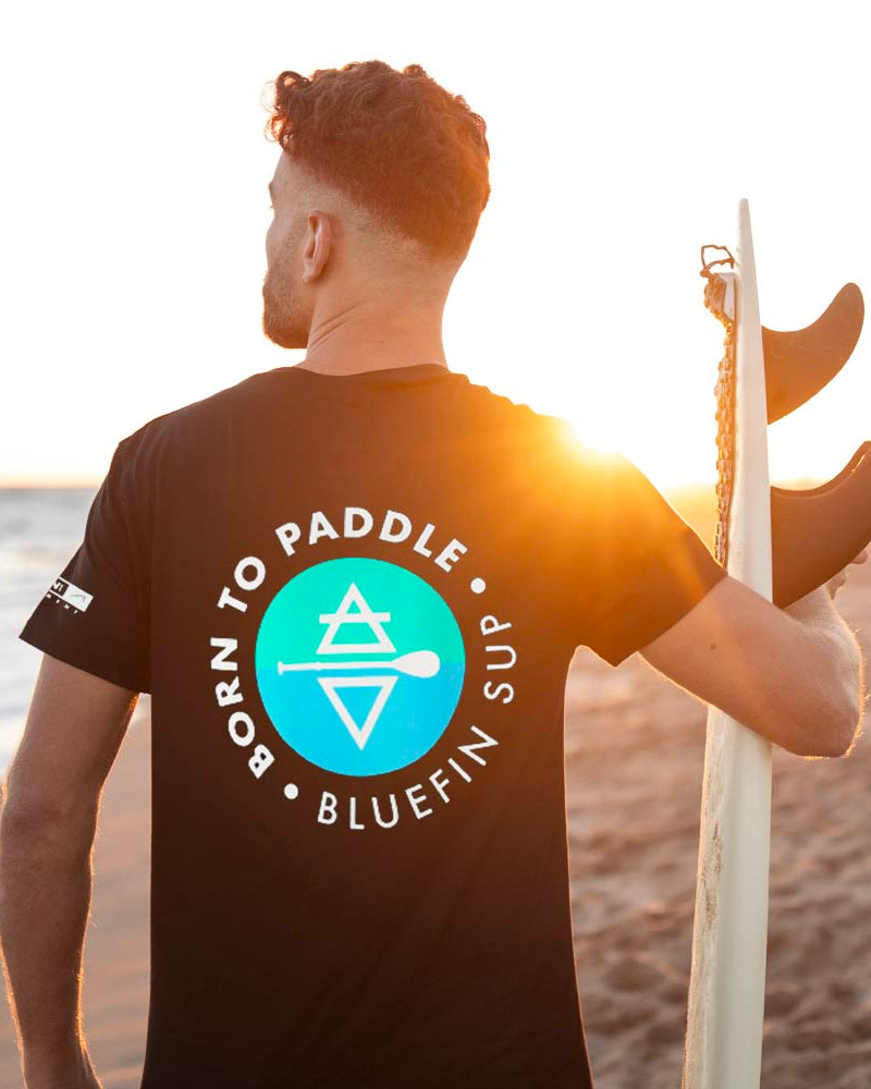 Born To Paddle Black T-Shirt