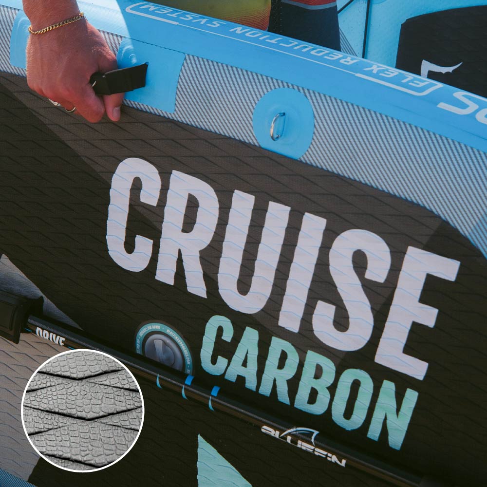 <tc>Cruise Carbon</tc> Opblaasbaar paddleboard met 12 opruimingen