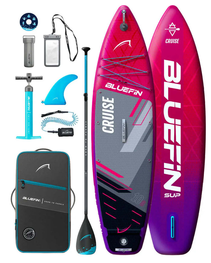 Cruise 10'8 Inflatable Paddleboard SUP - Red – Bluefin SUP