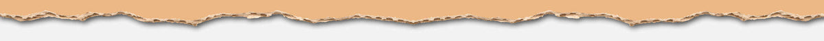 Gescheurde papierrand met een beige bovenlaag en witte achtergrond, voor een textuurrandeffect