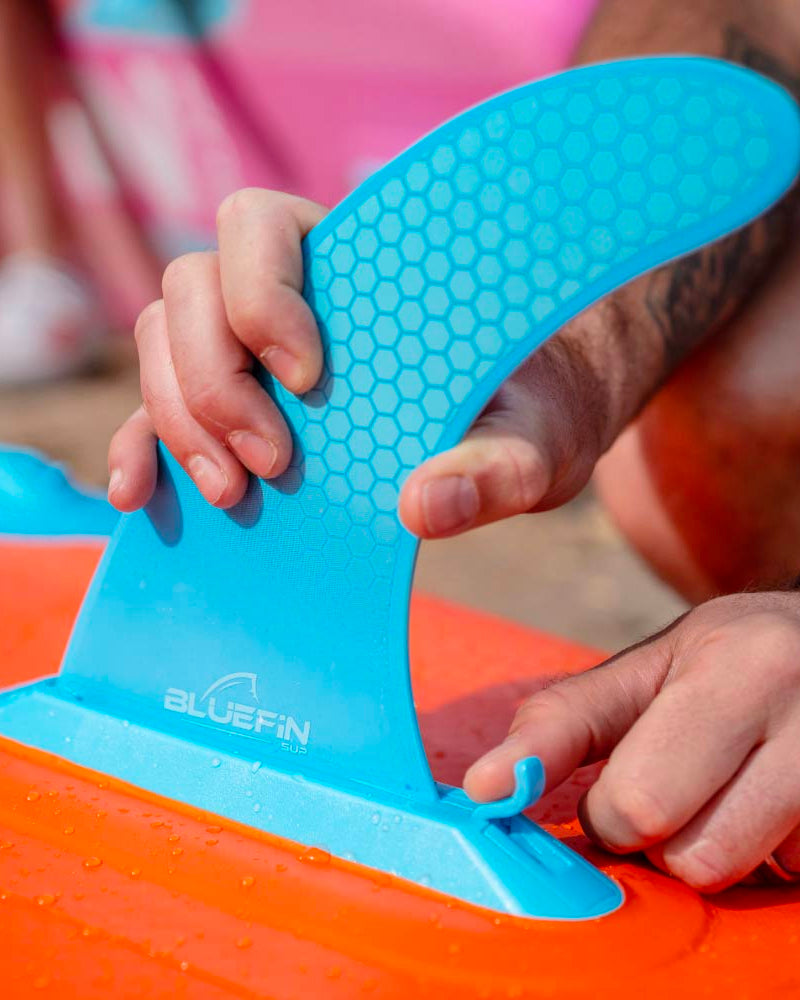 Large Blue Smartlock Fin