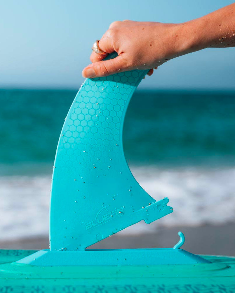 Large Blue Smartlock Fin