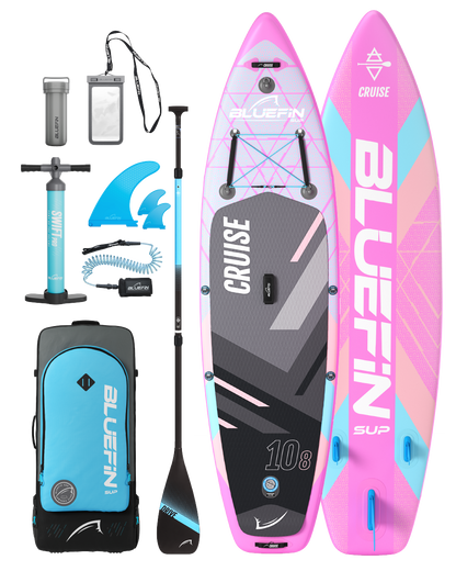 <tc>Cruise</tc> 10'8 <tc>Miami Pink</tc> Opblaasbare paddleboard (editie 2024)