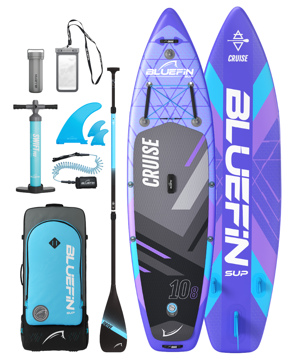 <tc>Cruise</tc> 10'8 <tc>Paddle Purple</tc> Opblaasbare paddleboard (editie 2024)