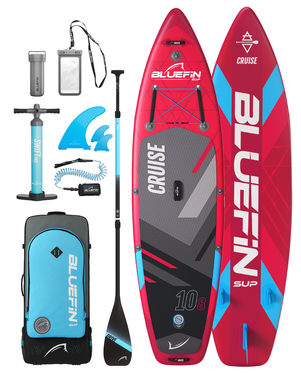 <tc>Cruise</tc> 10'8 <tc>Berry Red</tc> Opblaasbare paddleboard (editie 2024)