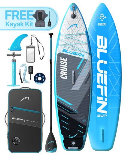 Cruise 10'8 Inflatable Paddleboard SUP - Blue