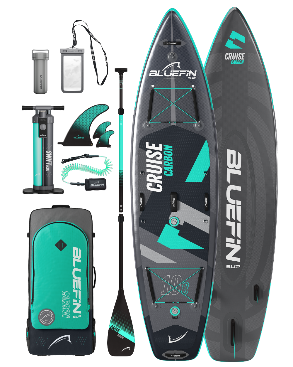 Cruise Carbon Opblaasbaar paddleboard-assortiment