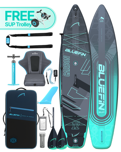 Nieuwe Carbon 12' Premium Opblaasbare SUP