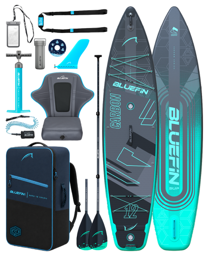 Mint Carbon 12' Premium Inflatable SUP Paddleboard