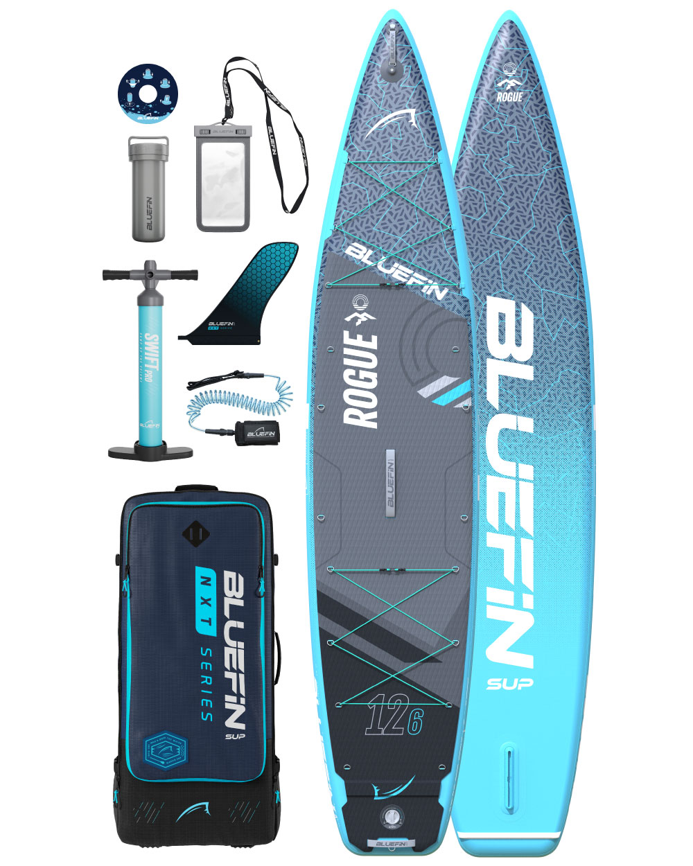 Nieuwe <tc>Rogue</tc> 12'6 Opblaasbaar Paddleboard