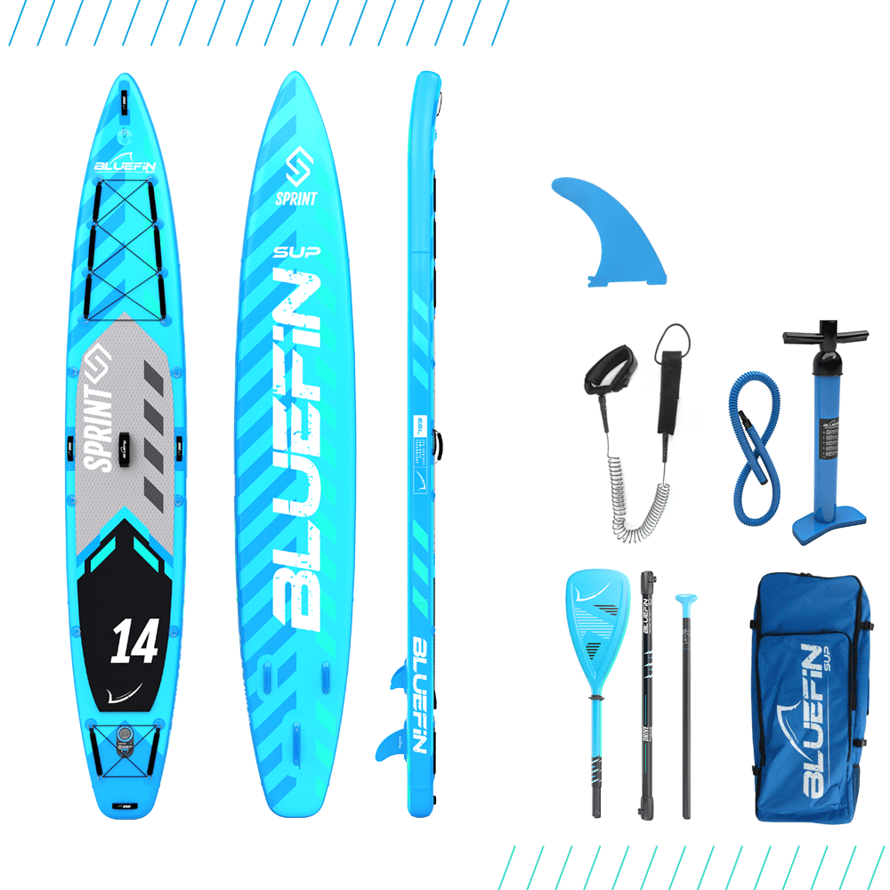 Sprint 14' opblaasbaar paddleboard