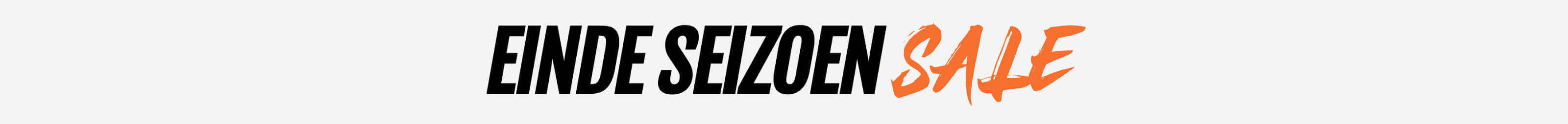 Dutch “EINDE SEIZOEN SALE” end-of-season sale banner
