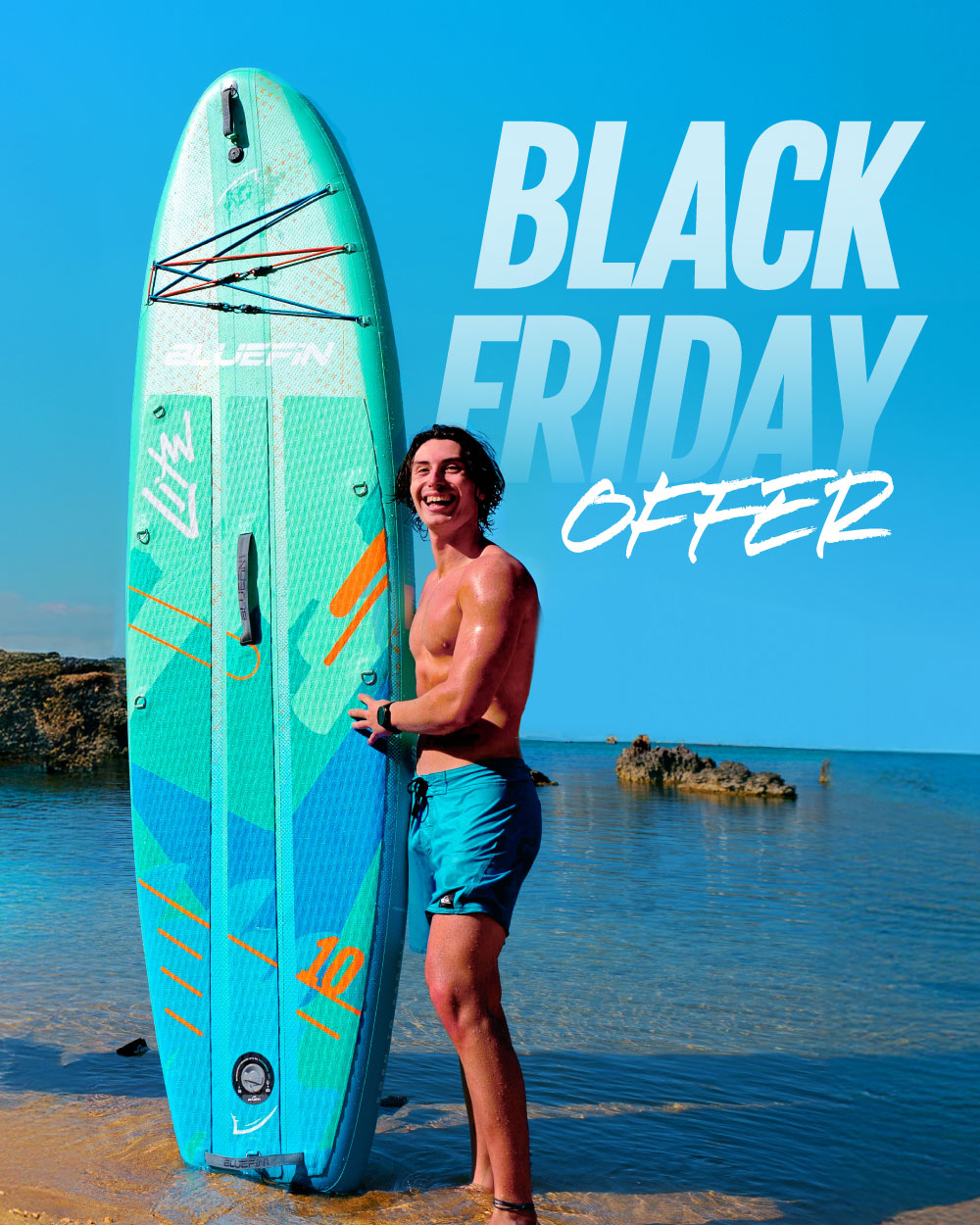 Blue Lagoon Lite Inflatable SUP Paddleboard