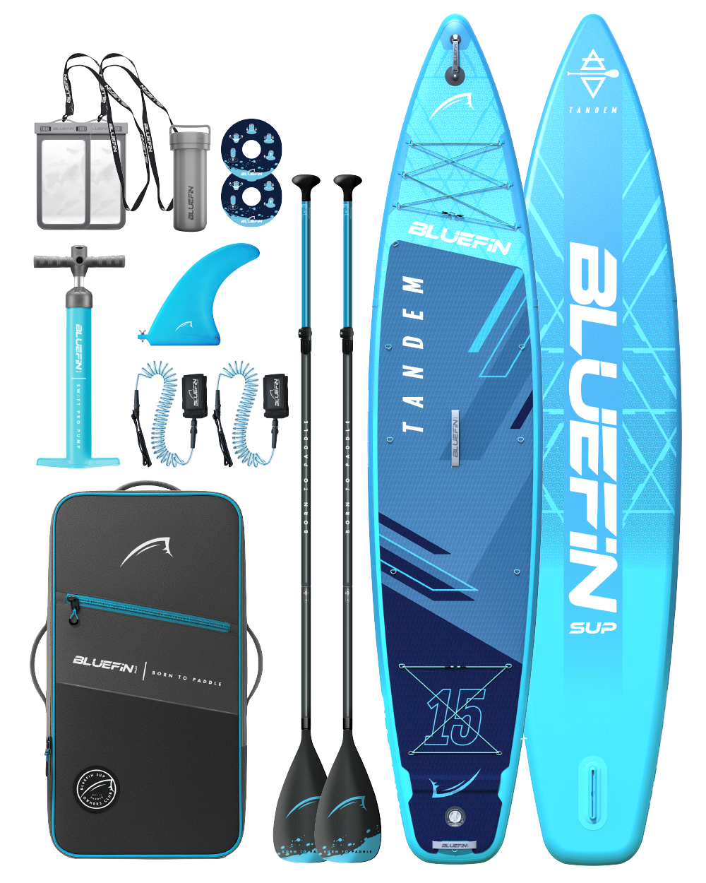 Cruise 15' opblaasbare paddleboards