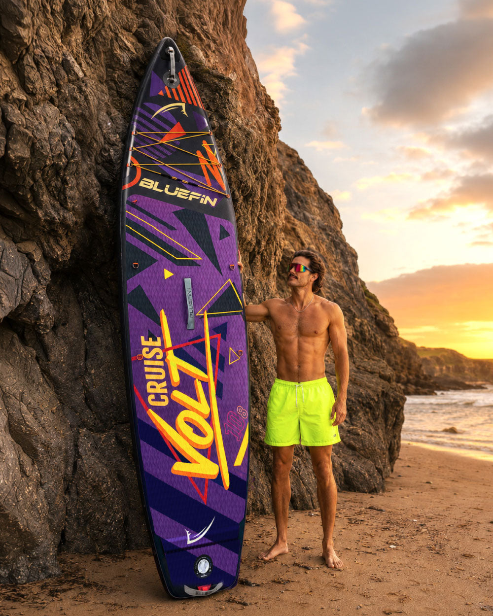 Cruise 10'8 Opblaasbaar SUP-paddleboard Oranje – Bluefin SUP