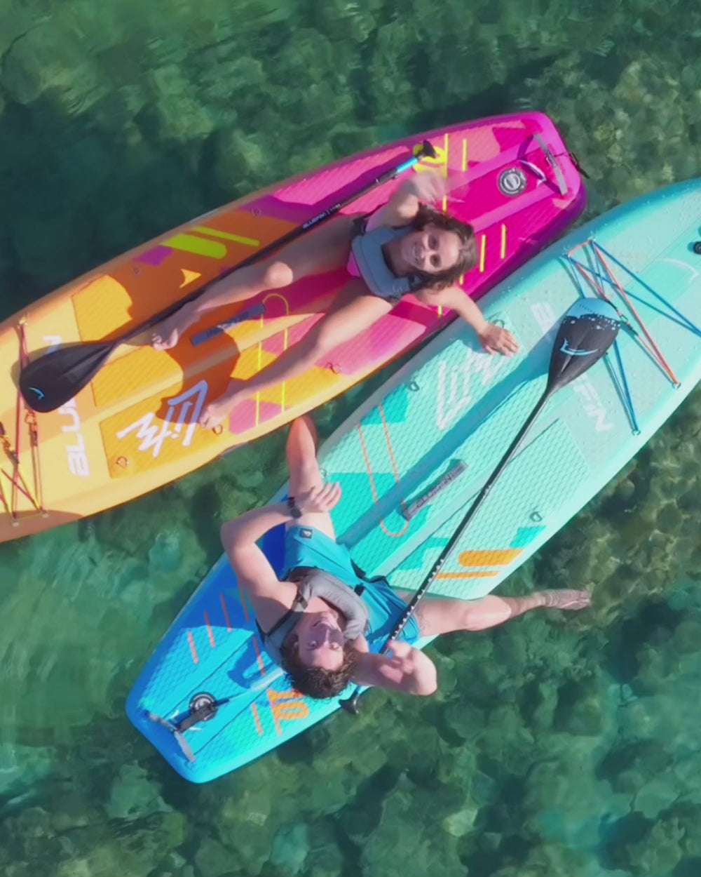 <tc>Pink Coral</tc> <tc>Lite</tc> Opblaasbaar paddleboard-assortiment